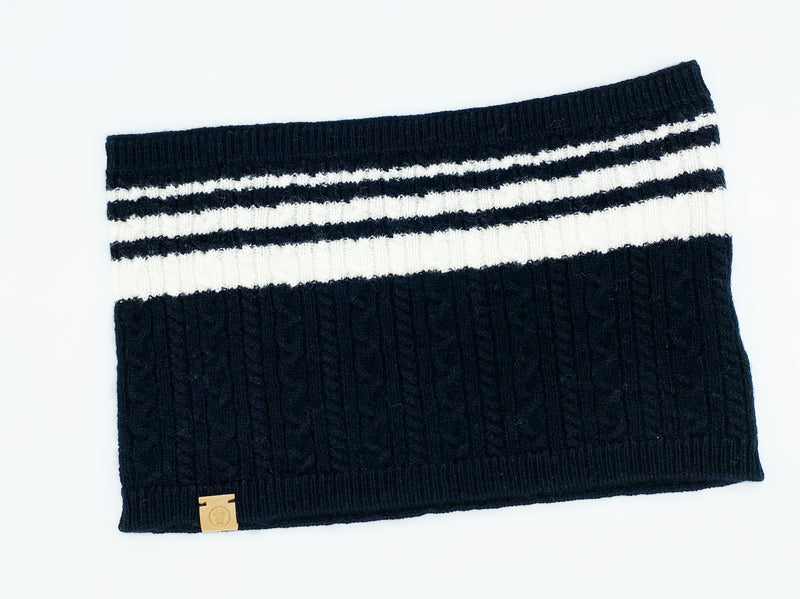 Cashmere Blend Scarf sets for Pets and their humans, Black and White