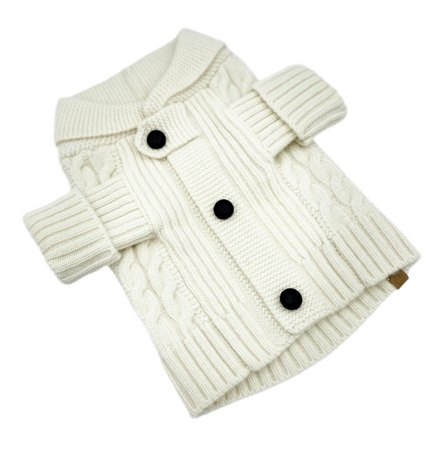 Brooklyn Cashmere Cardigan, Ivory