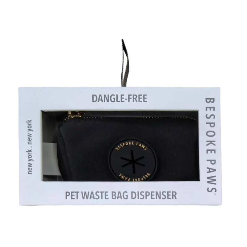 Pawsh Pouch: Dangle-Free Waste bag Dispenser-Black